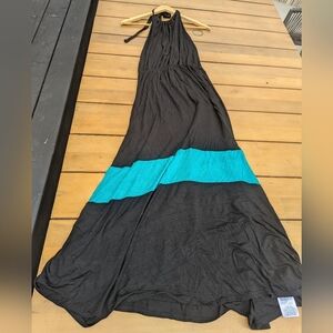Marciano Black & blue halter - size Small Great Condition